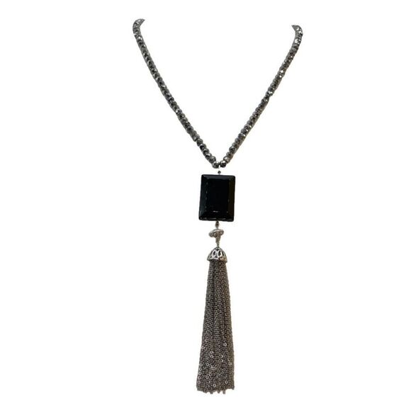 Long tassel boho 20” long necklace by The Limited - Picture 1 of 9